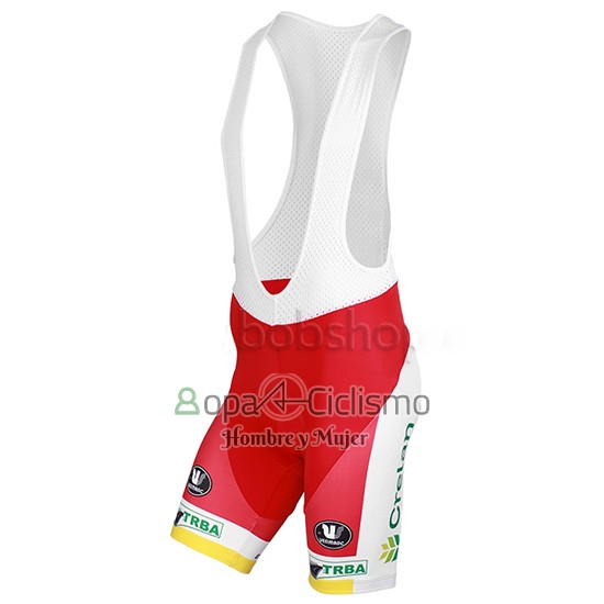 Wallonie Bruxelles Ropa Ciclismo Culotte Corto 2013 Hombre Mangas Cortas AMarillo y Rojo